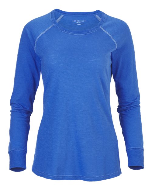 মহিলাদের সলিড প্রিপি প্যাচ লম্বা হাতা টি-শার্ট