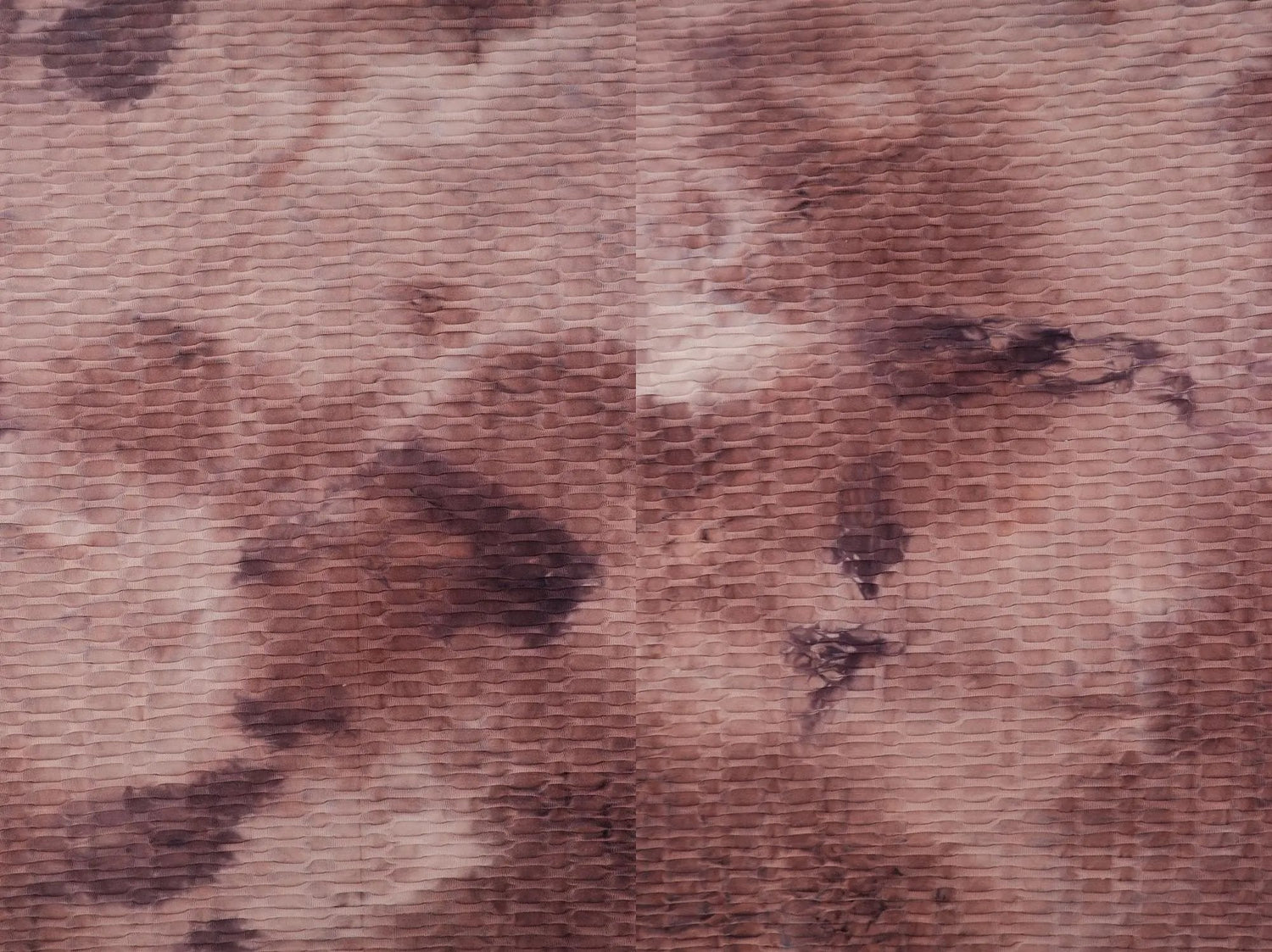 1 Yard Polyester Spandex Honeycomb Knit Real Tie Dye Fabric 58/60" Width