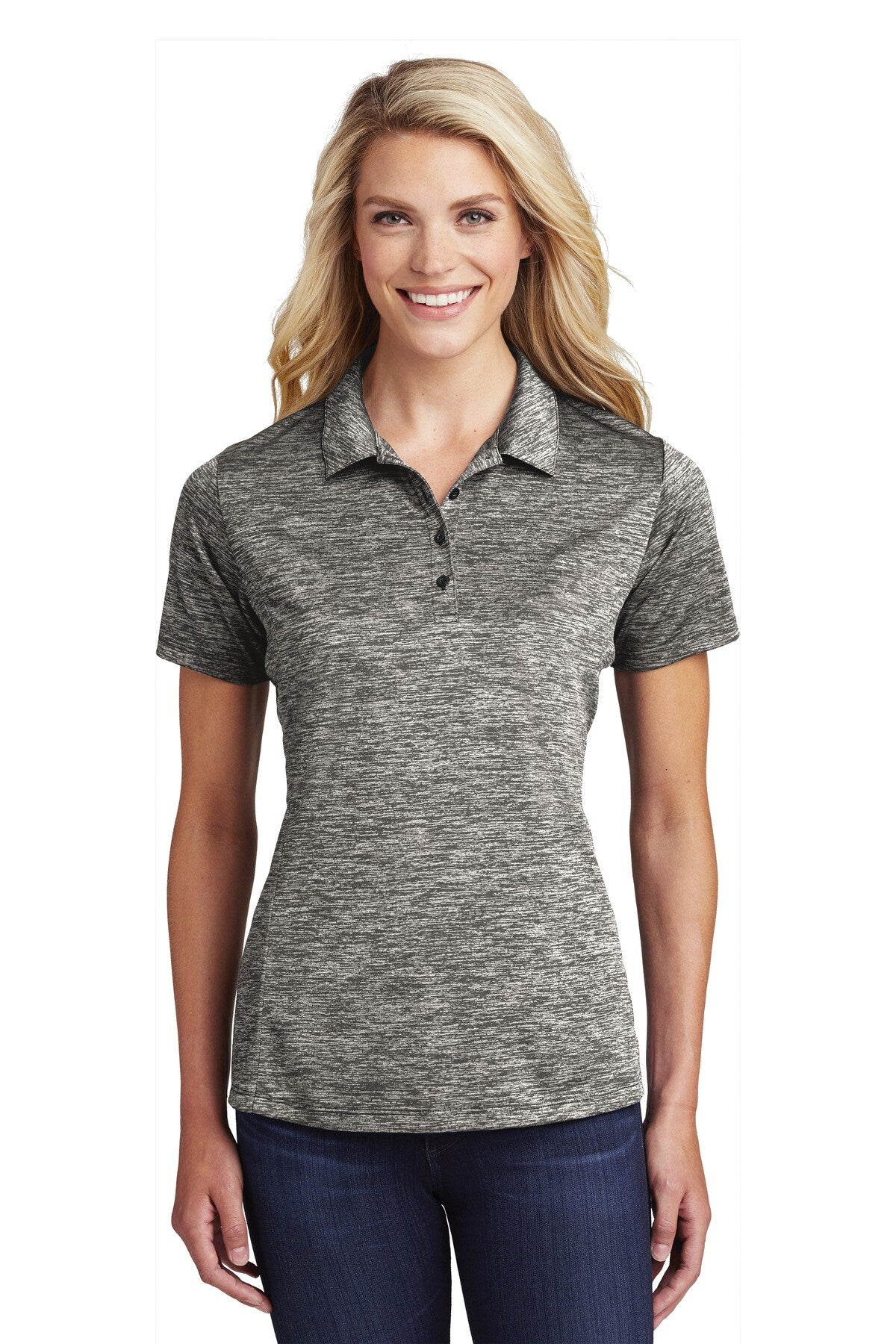 Sport-Tek® PosiCharge Electric Heather Polo Shirt