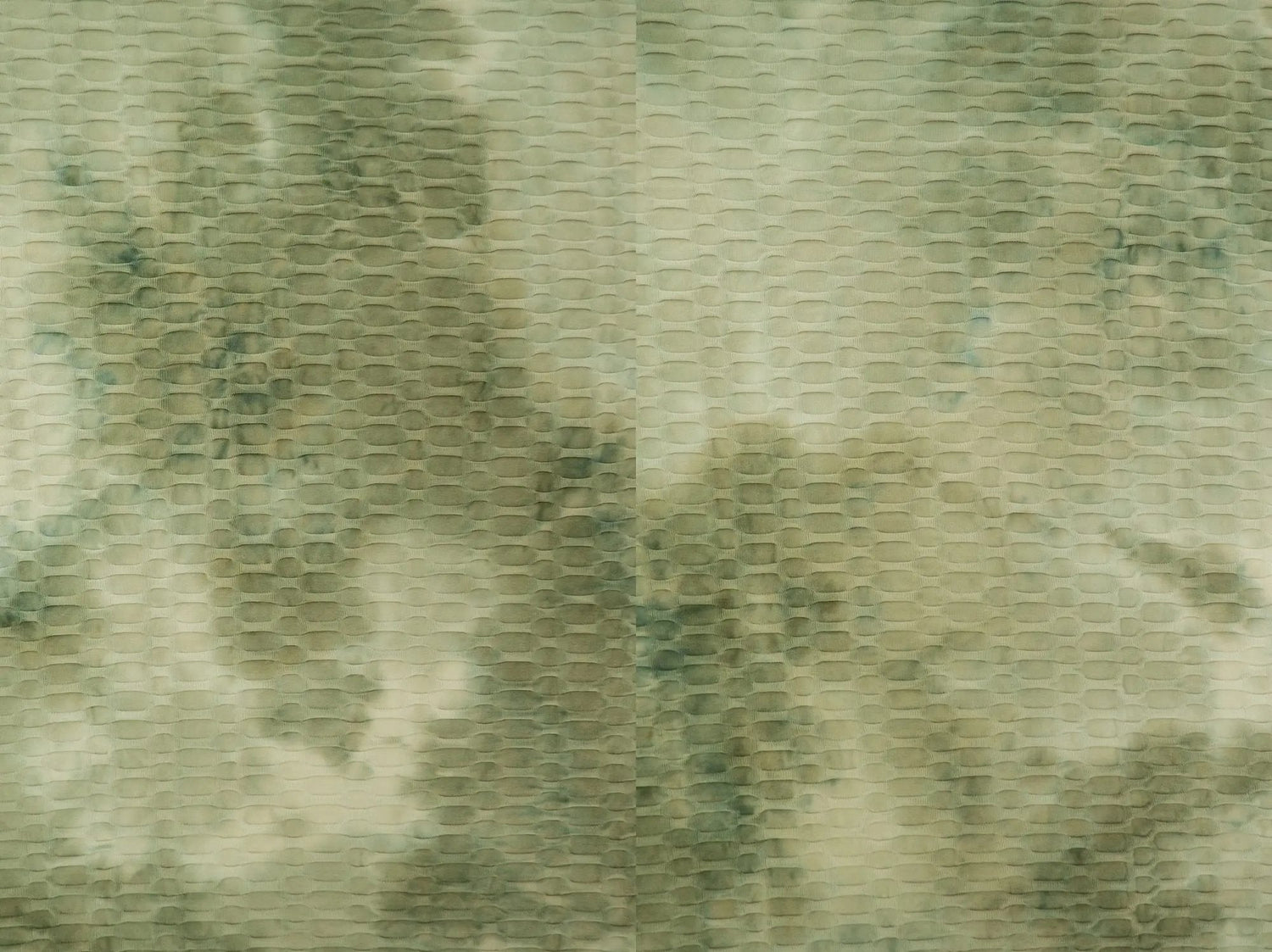 Honeycomb Knit Jacquard Real Tie Dye Fabric Stretch Polyester Spandex 58/60 Inches Wide