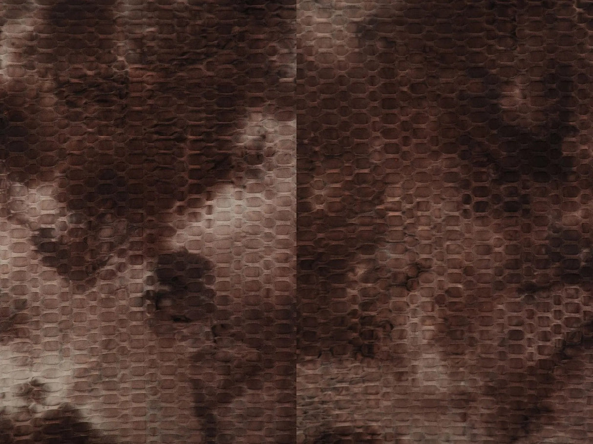 Honeycomb Knit Real Tie Dye Jacquard Fabric 1 Yard Soft Stretch Textured 58/60" Wide