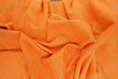 1 Yard Yarn Dyed Plaid Jacquard Knit Fabric Soft Double Knit 58/60" Wide