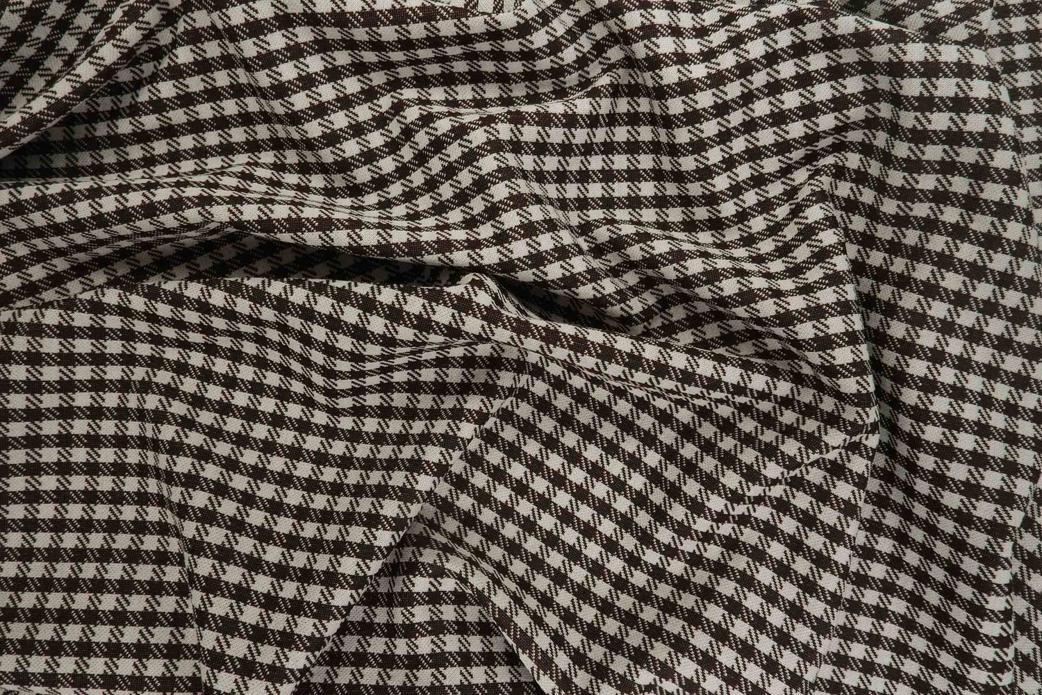 Textured Double Knit Jacquard Plaid Fabric Stretch Polyester Rayon 58/60 Inches Wide