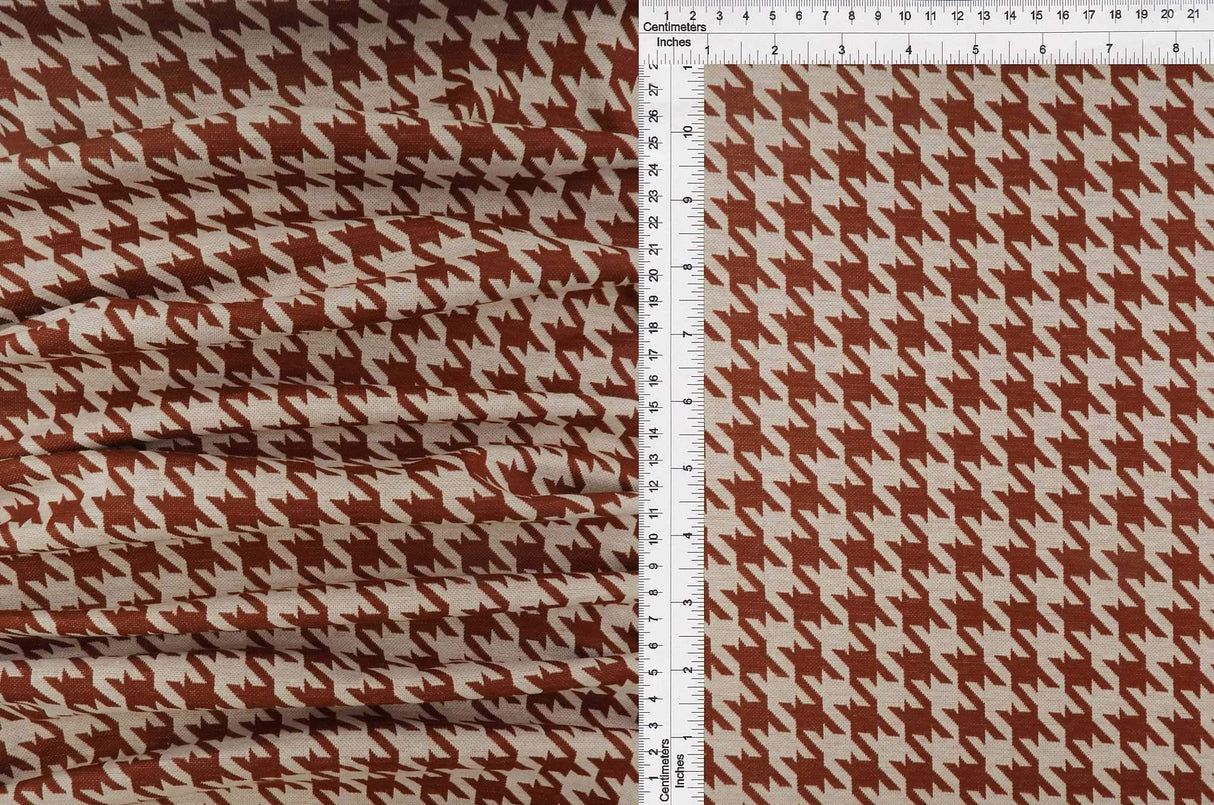 Herringbone Knit Jacquard Houndstooth Fabric Stretch Polyester Spandex 58/60 Inches Wide