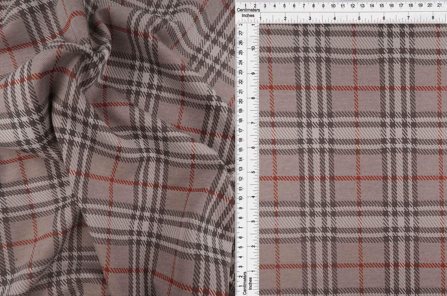 Double Knit Jacquard Plaid Fabric Stretch Polyester Spandex 58/60 Inches Wide