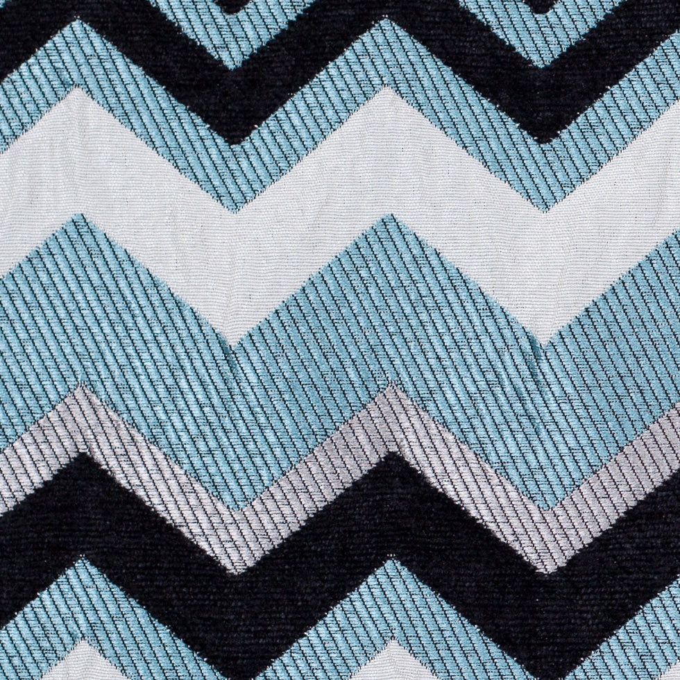 Spearmint Bold Colors Chevron Chenille