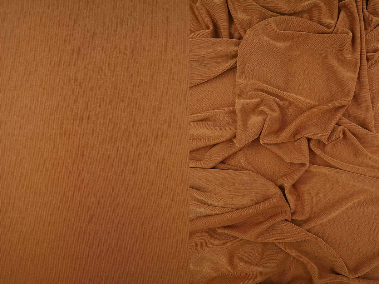 ১ গজ স্লিঙ্কি রিব নিট ফ্যাব্রিক ১x১ সলিড পলিয়েস্টার স্প্যানডেক্স স্ট্রেচ ৫২/৫৪ ইঞ্চি