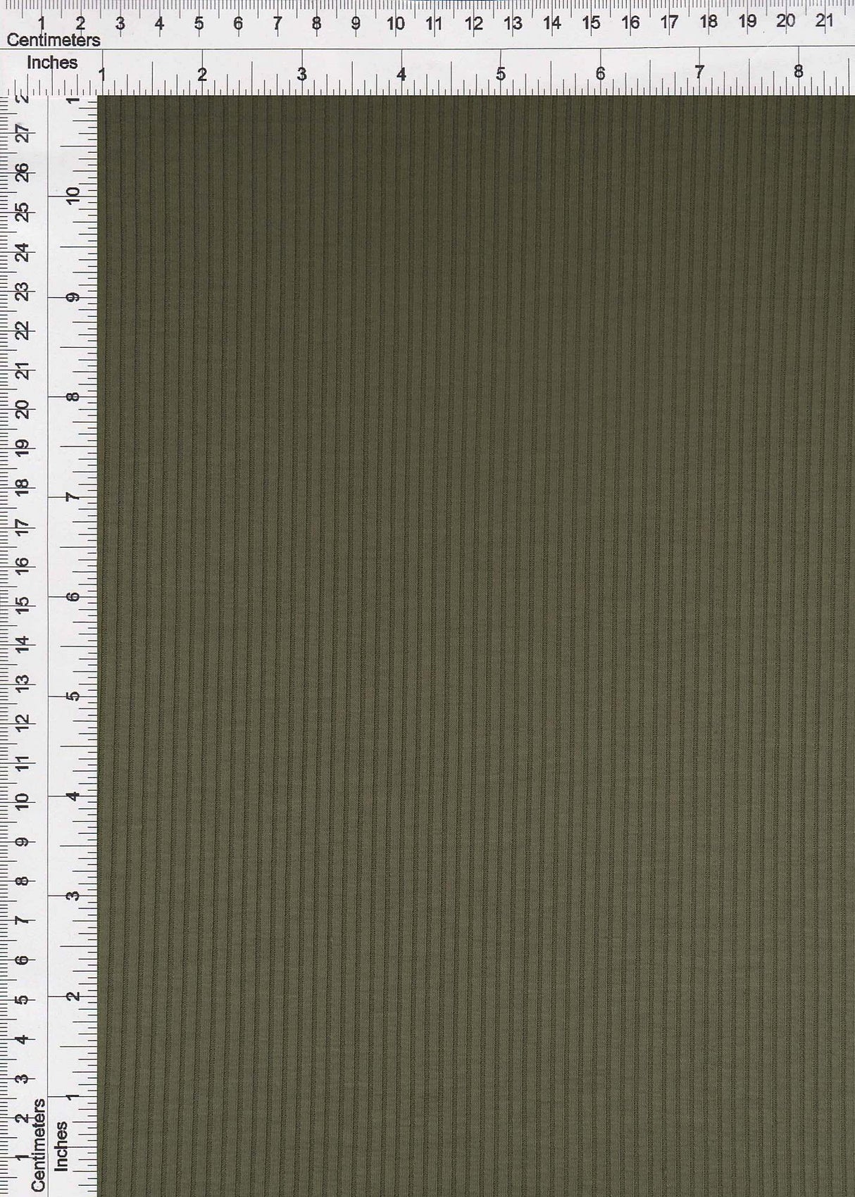 Rib Solid Stretch Knit Fabric