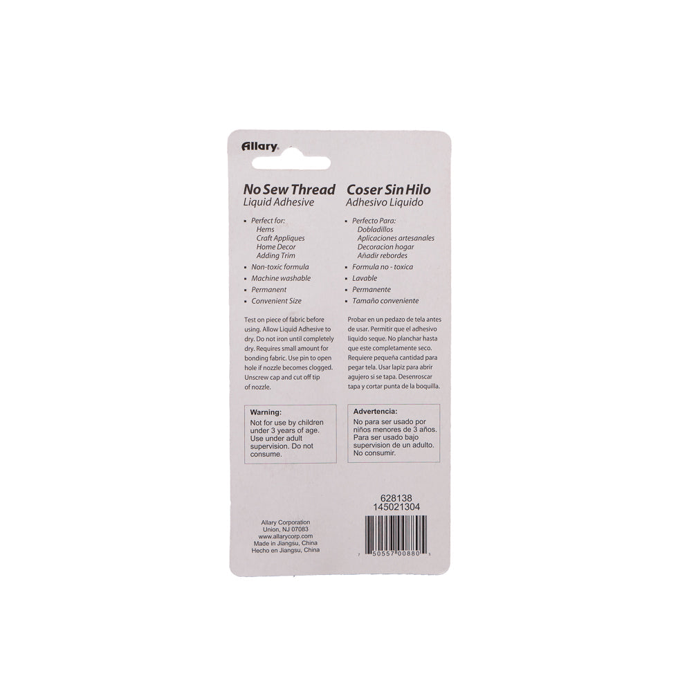 Allary No Sew Thread - Liquid Adhesive
