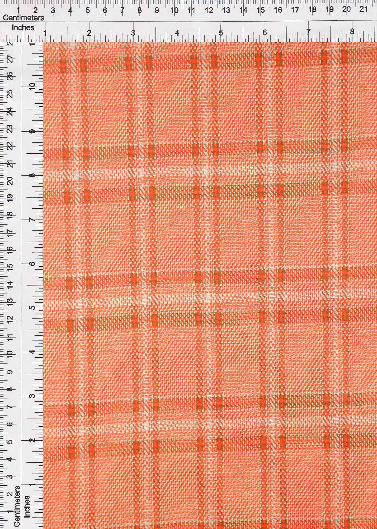 Soft Knit Jacquard Plaid Apparel Fabric Stretch Polyester Spandex 58/60 Inches Wide