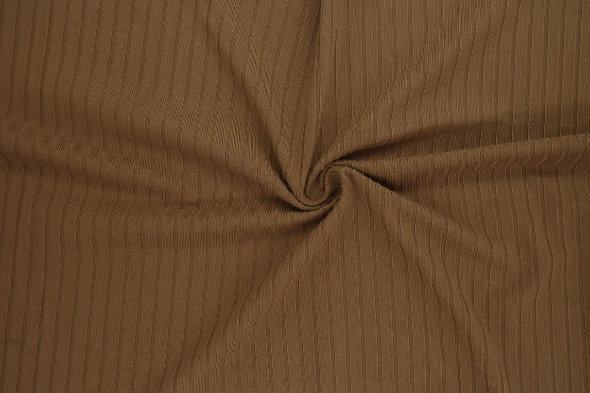 Stretch Rib Solid Knit Fabric 1 Yard of 8x3 Polyester Spandex Blend
