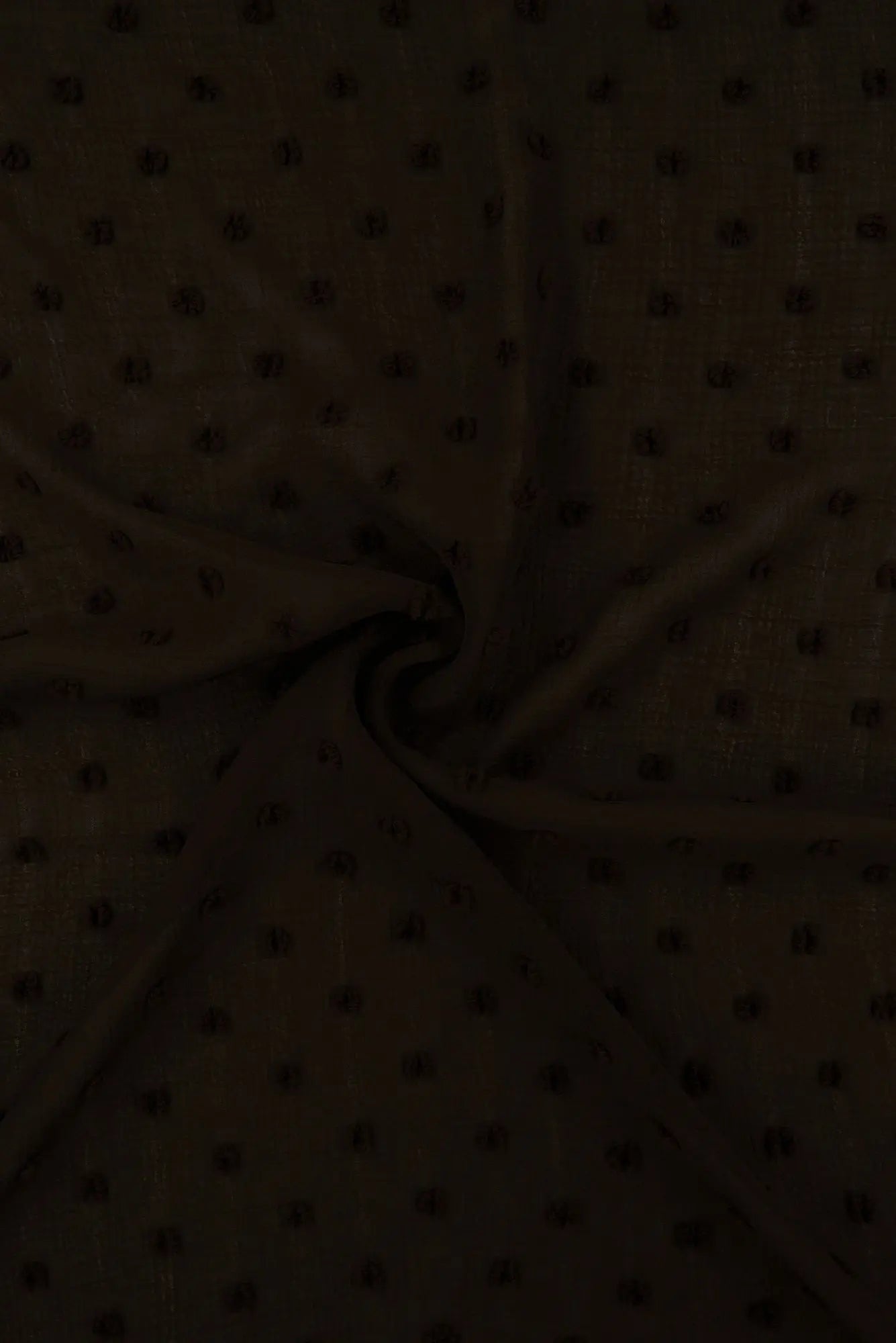 Waffle Swiss Dot Chiffon Fabric 100% Polyester 59/60'' Wide