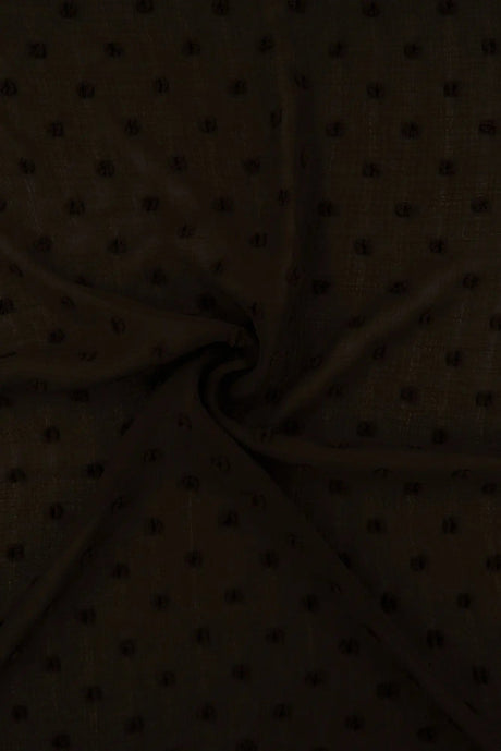 Waffle Swiss Dot Chiffon Fabric 100% Polyester 59/60'' Wide