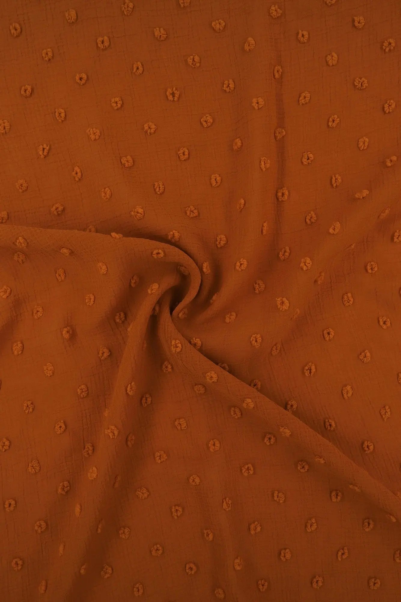 Waffle Swiss Dot Chiffon Fabric 100% Polyester 59/60'' Wide