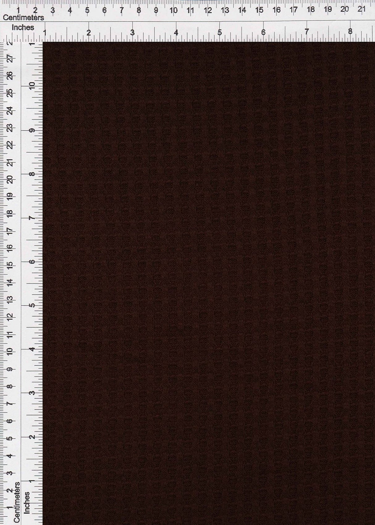 Waffle Stretch Knit Fabric Solid