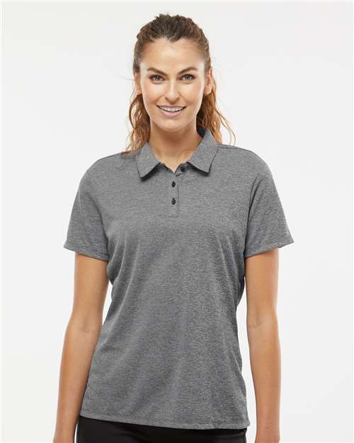 Women's Heathered Short Sleeve Polo