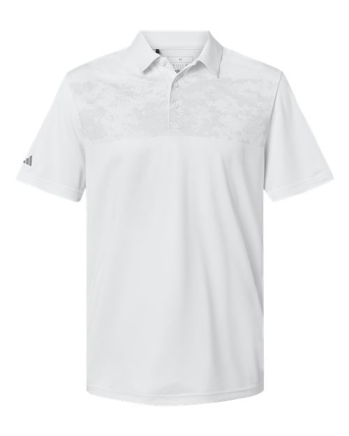 Adidas Men's Camo Chest Print Polo