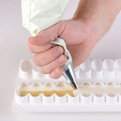 Silikomart "Modular Flex Infinity" Baking and Freezing Silicone Mold, 4 Channels