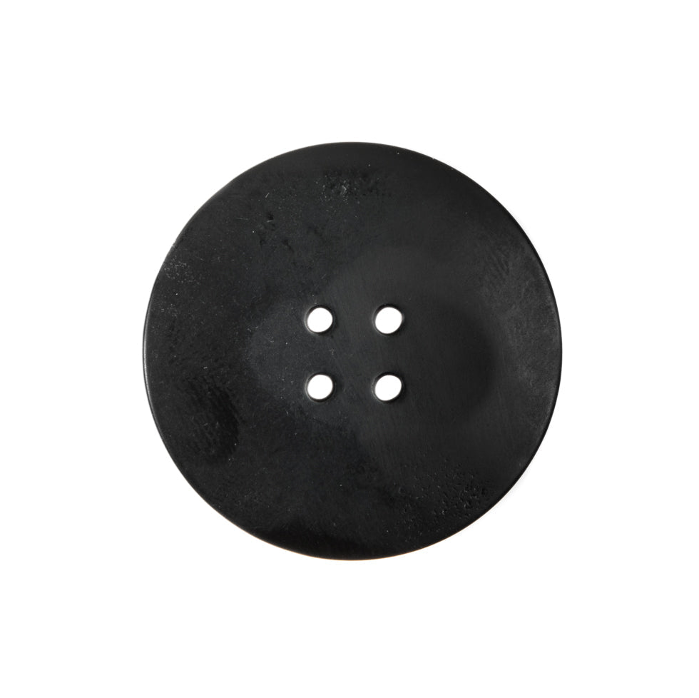 Italian Black/White Plastic Button - 36L/23mm