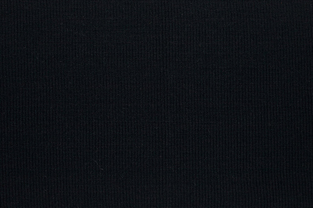 Black Stretch Nylon 6.5" x 40" Rib Knit Trim