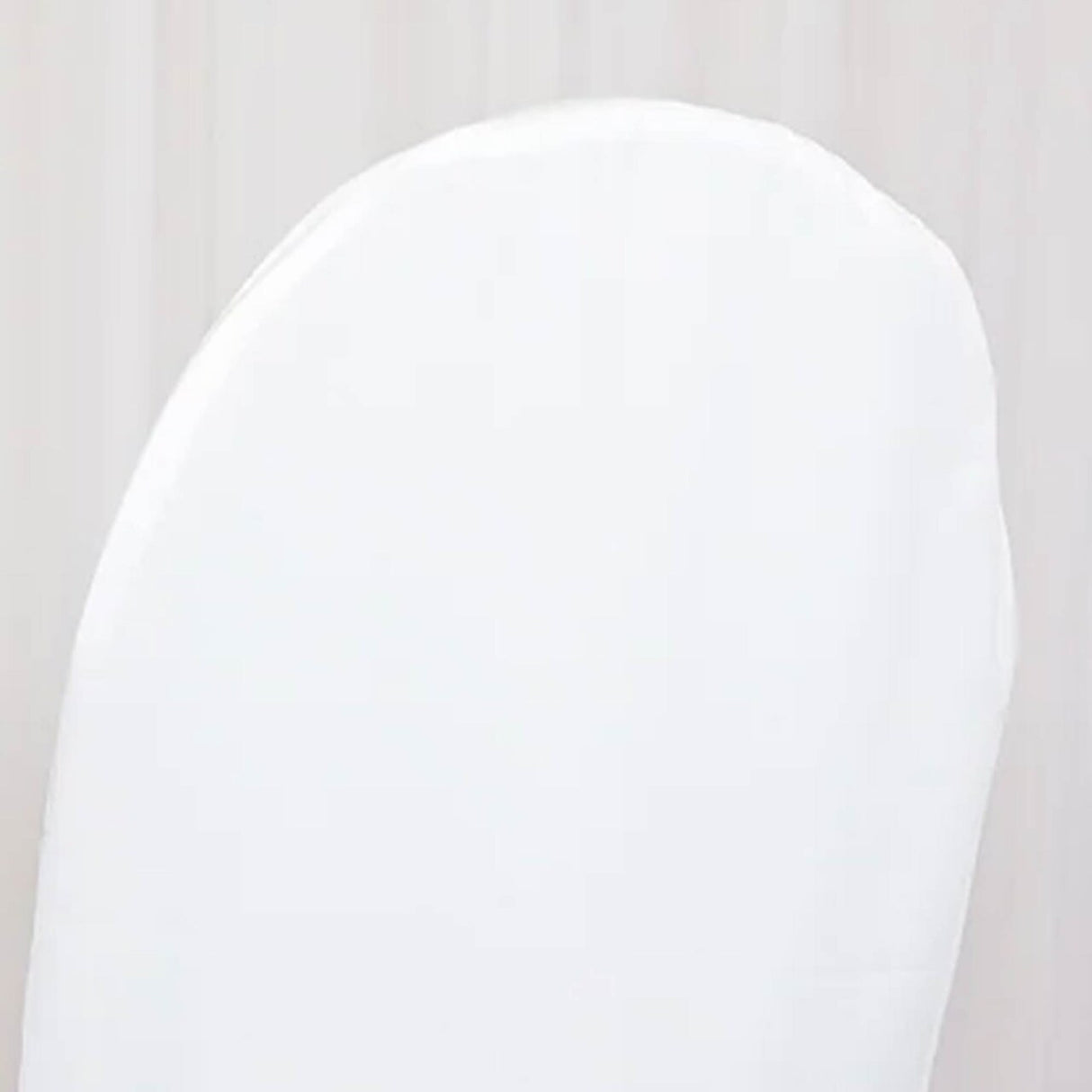 1 Piece White Polyester Banquet Chair Cover Durable Elegant Fit