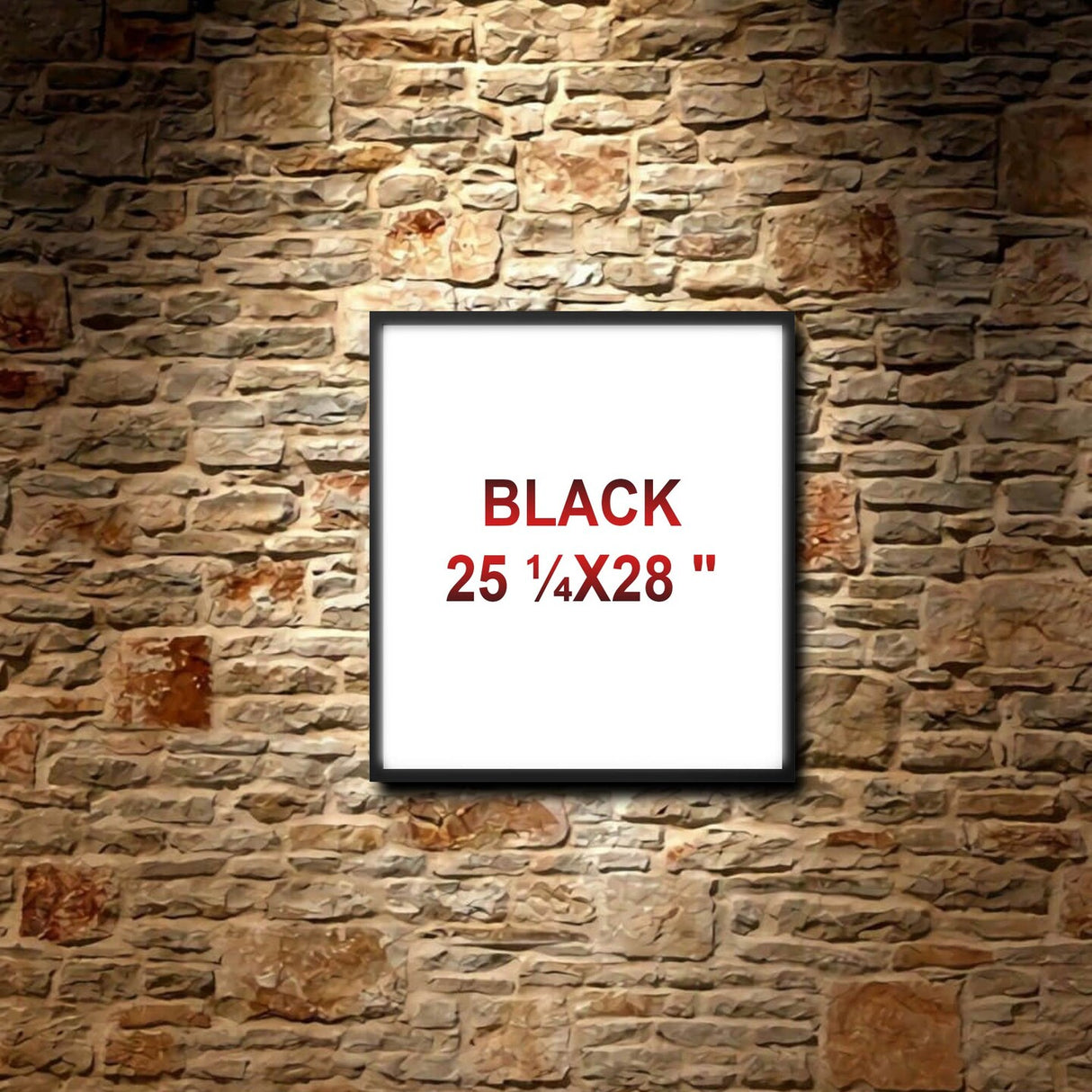 Black Multi-Photo Frame for 5 Pictures, 25 ¼ x 28" – Versatile Display with Acid-Free Mat & Easy ALFTA Hook Hanging