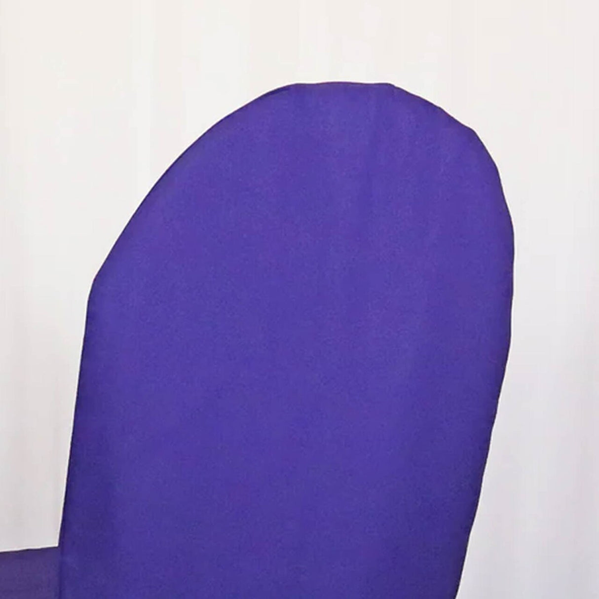 1 Piece Regency Purple Chair Cover, Polyester Banquet Seat Slipcover for Events