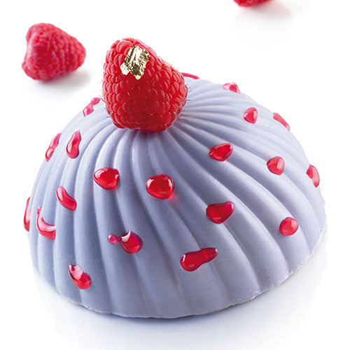 Silikomart "Parfum" Swirl Hemisphere Silicone Mold 3.7 Oz (108ml)