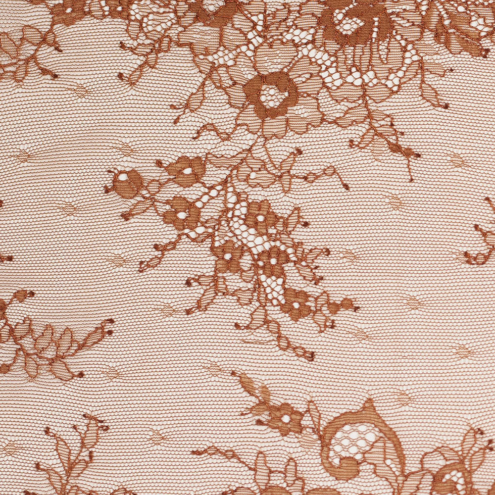 Chantilly Lace - Mocha Floral