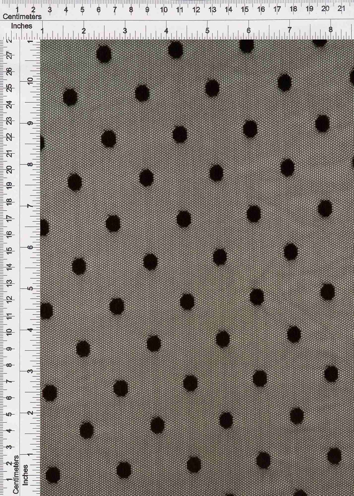 Polka Dot Mesh Stretch Fabric