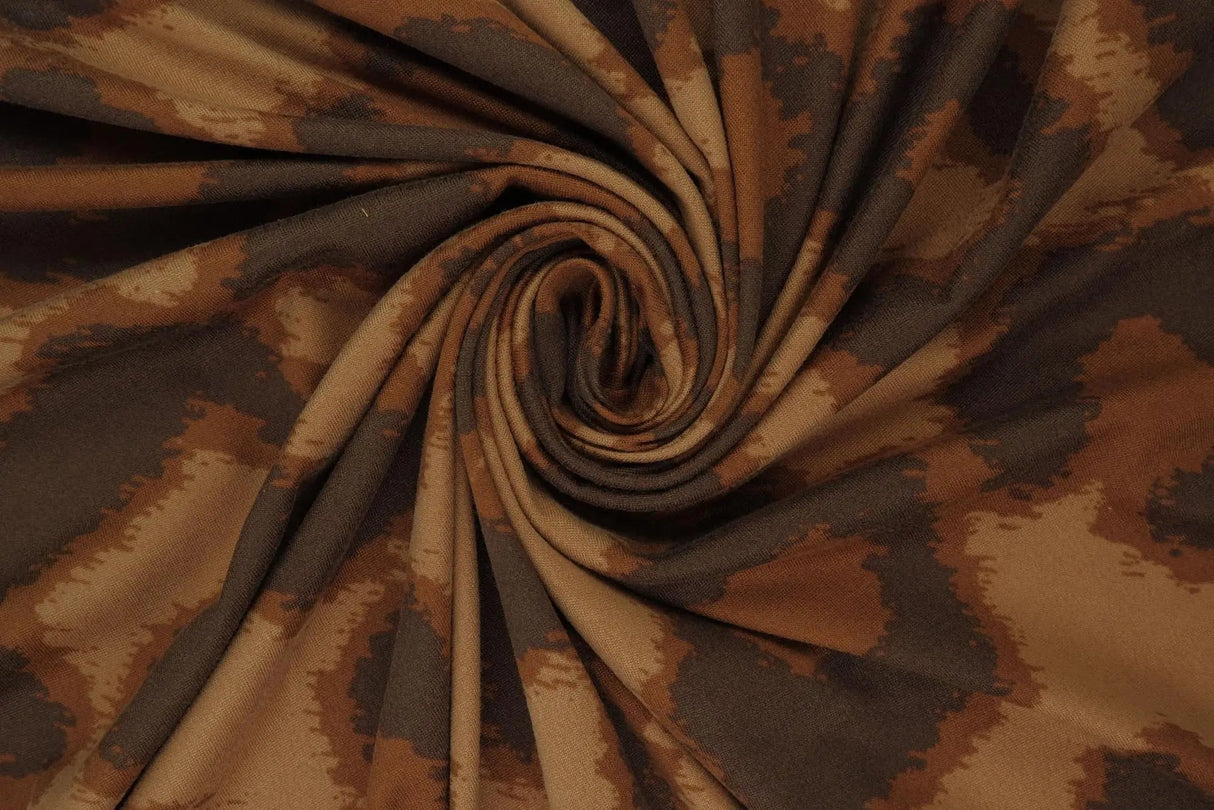 1 Yard Polyester Spandex DTY Brushed Knit Fabric Animal Print Soft Stretch 58/60" Width