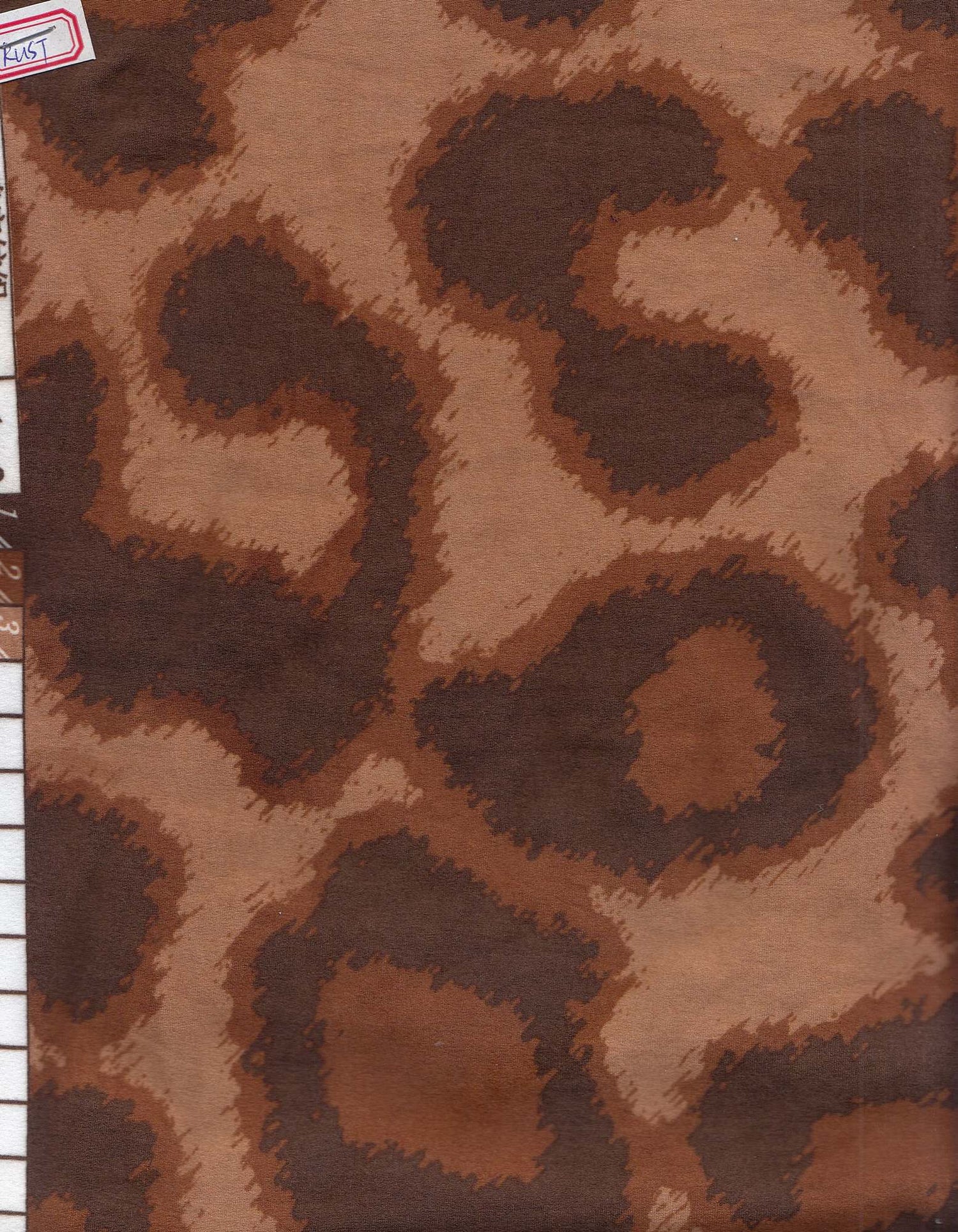 DTY Brushed Animal Print Fabric Soft Stretch Knit 58/60" Wide