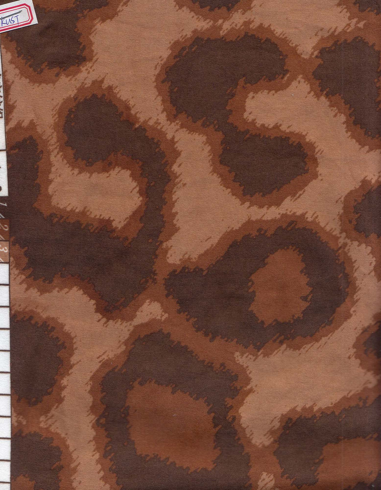 Brushed Animal Print Stretch Knit