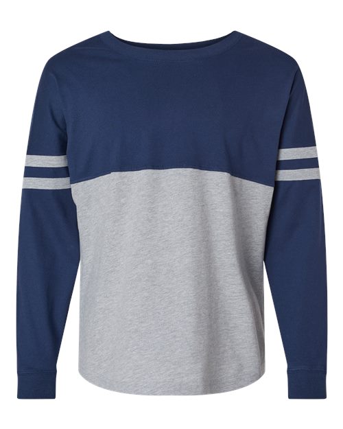 Women's Pom Pom Long Sleeve Jersey T-Shirt