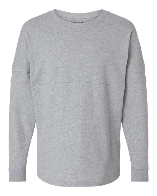 Women's Pom Pom Long Sleeve Jersey T-Shirt