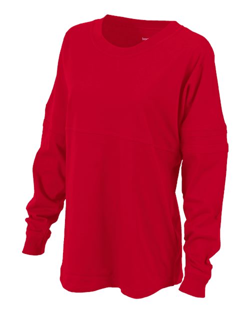 Boxercraft Women's Pom Pom Long Sleeve Jersey T-Shirt