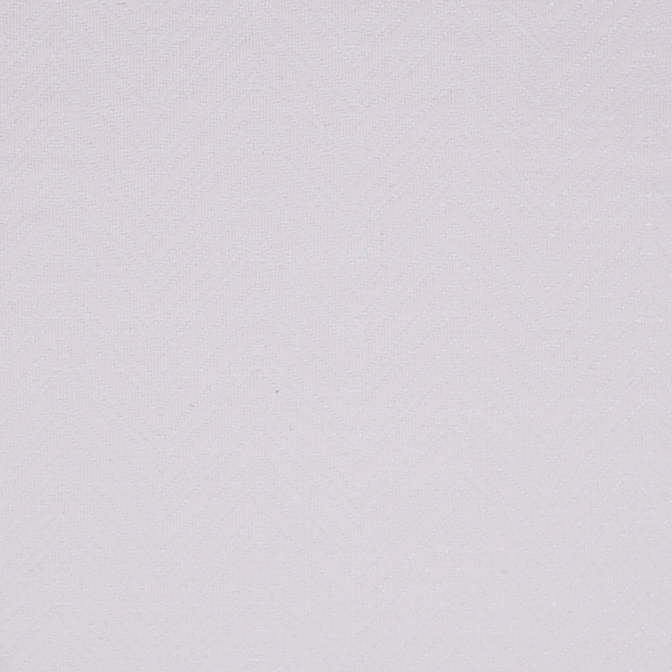 Ivory Wide Herringbone Embroidered Cotton