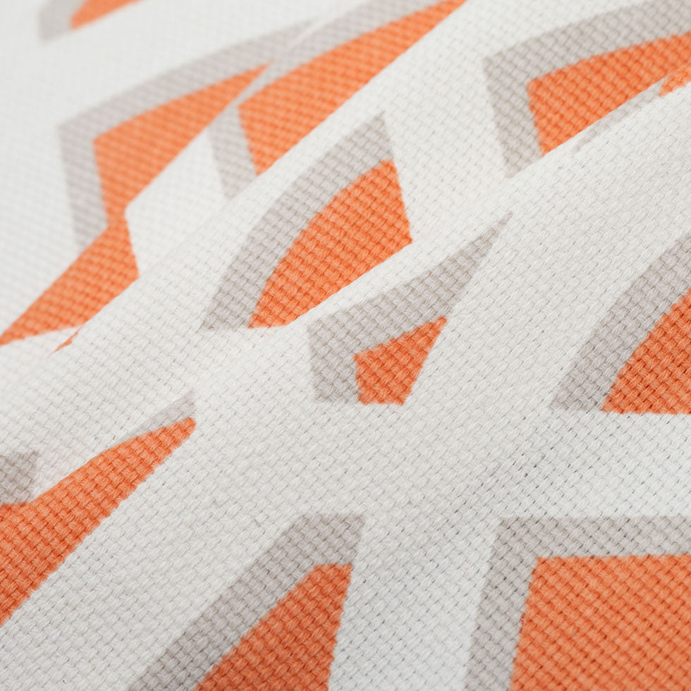 Mandarin Geometric Heavyweight Cotton
