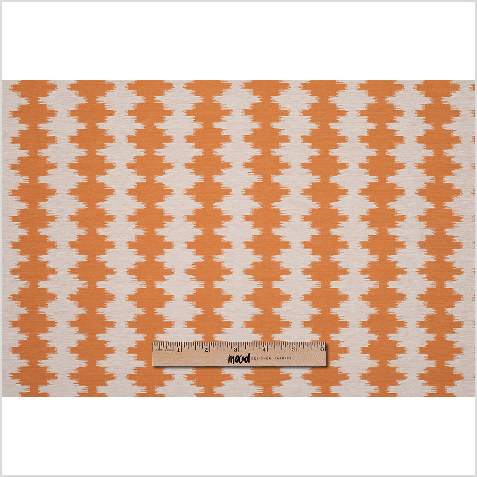 Ikat-Like Stripes Lightweight Cotton Woven