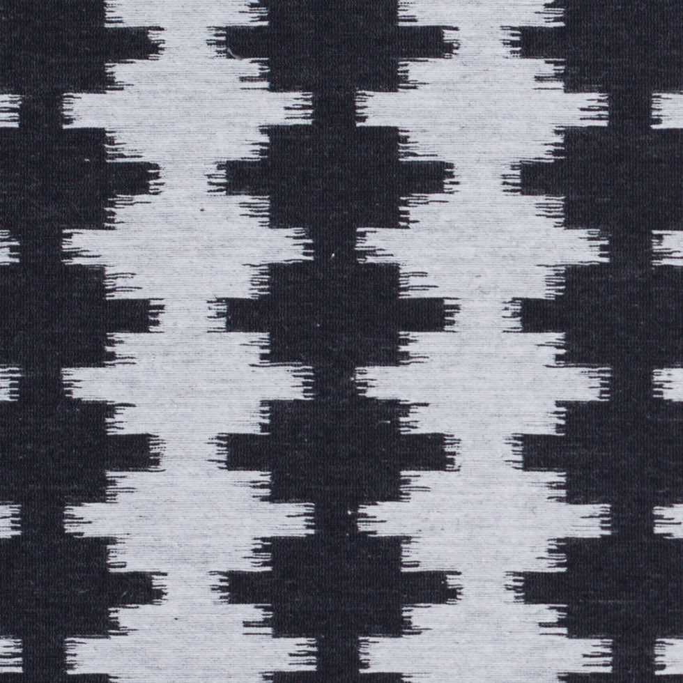 Ikat-Like Stripes Lightweight Cotton Woven