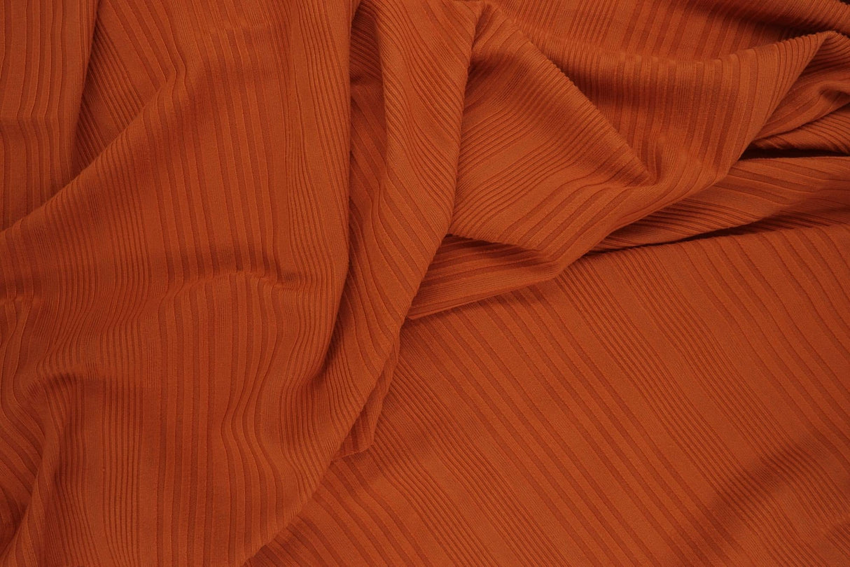 Rib Stretch Knit Fabric