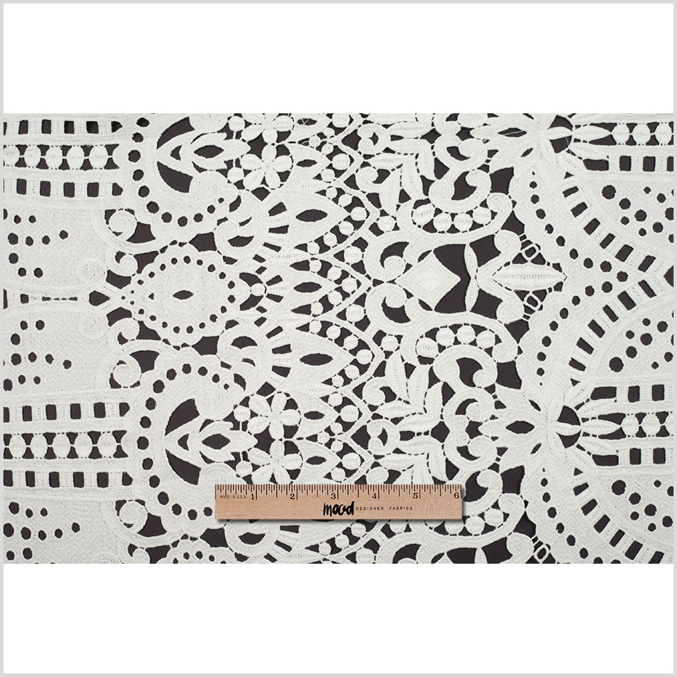 Novelty Cotton Guipure Lace - Beige