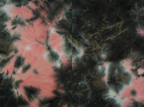 Brushed Tie Dye Sweater Knit Fabric 1 Yard Soft Stretch Cozy 58/60" Wide