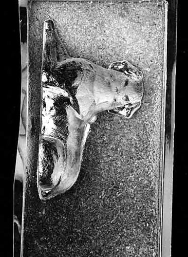 3D Labrador Retriever Chocolate Mold - Back