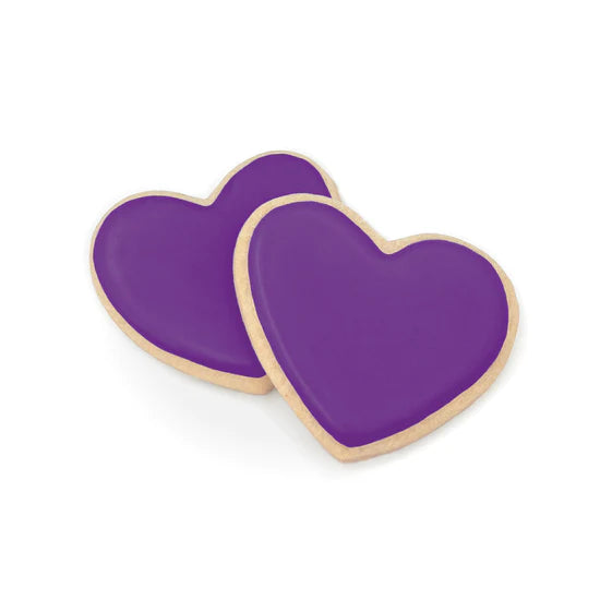 Cookie Icing Satin Ice Royal Icing Ready to Use Bottle Drys Hard - 8oz Bottle Purple