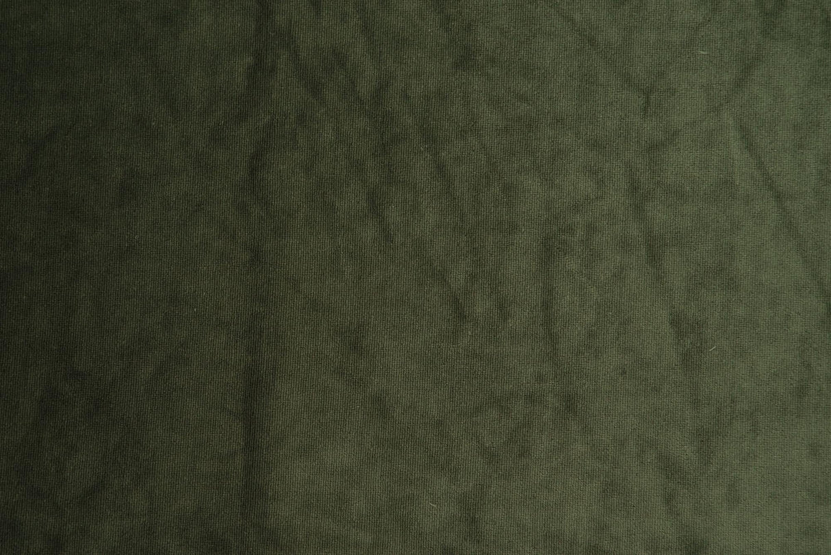 Stretch Velour Knit Fabric Solid