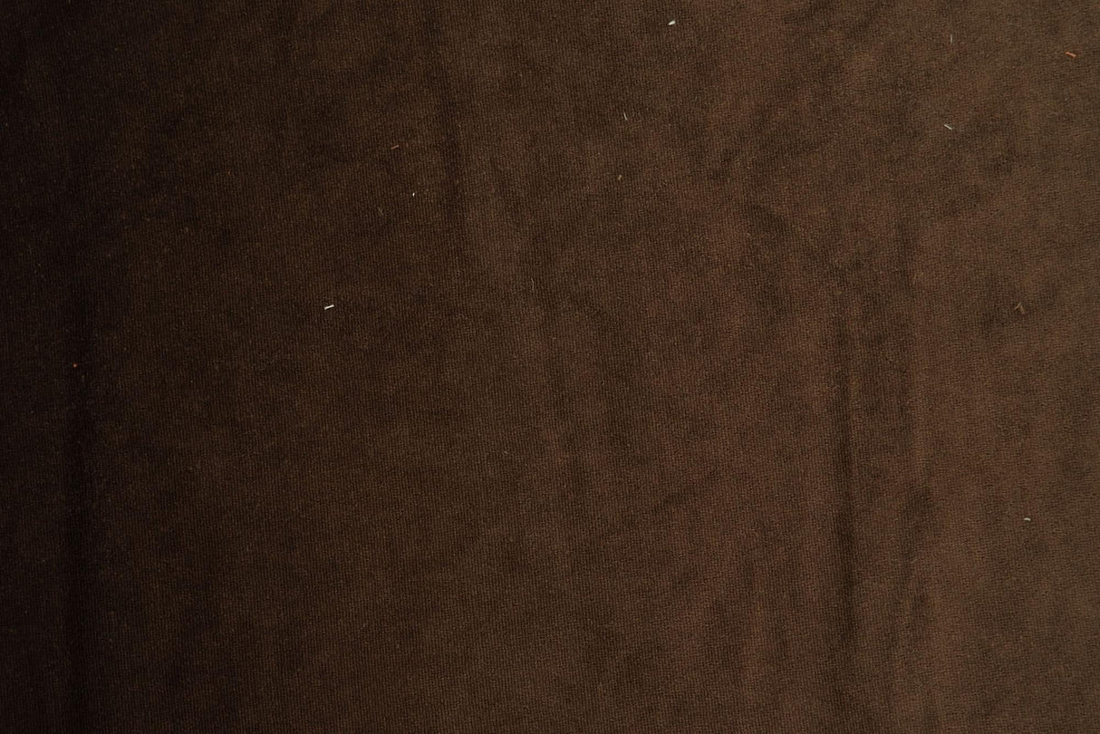 Stretch Velour Knit Fabric Solid