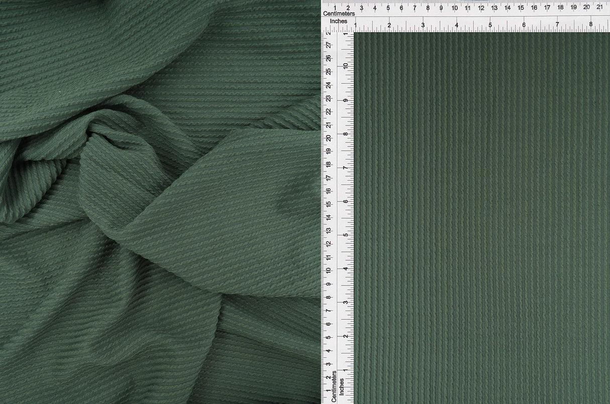 Double Knit Rib Stretch Fabric