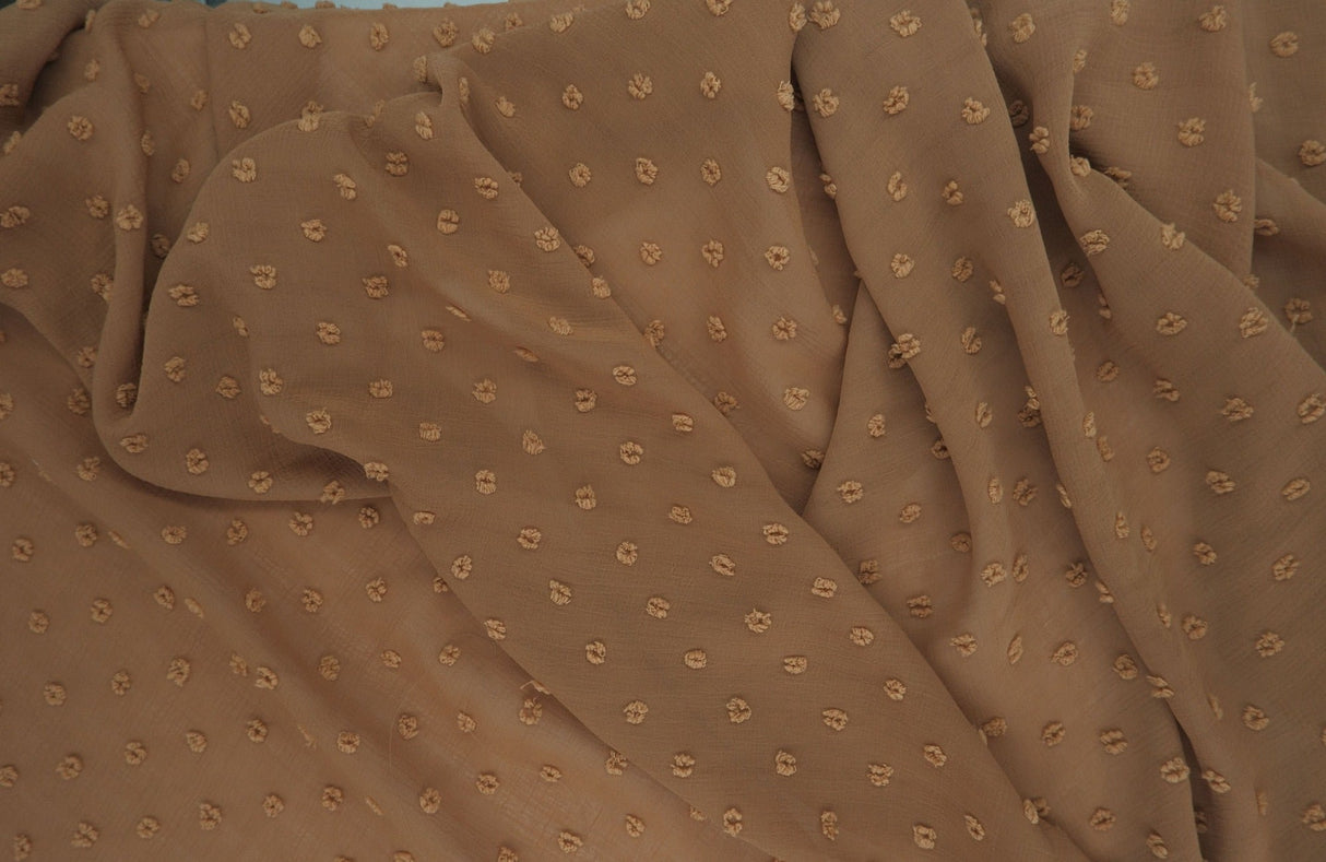 Swiss Dot Chiffon Woven Fabric