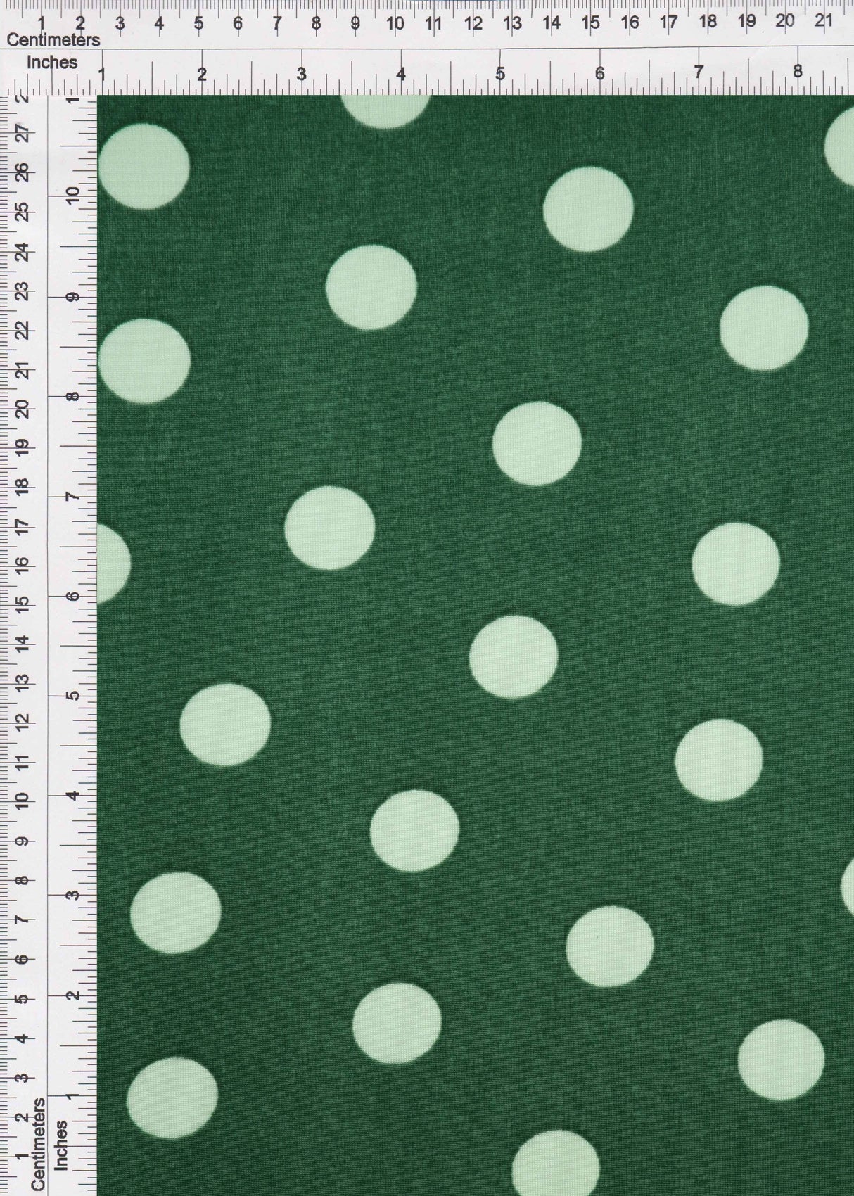 Polka Dot Ribbed Stretch Knit Fabric